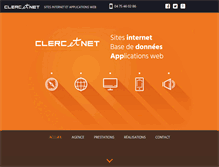 Tablet Screenshot of clerc-et-net.com